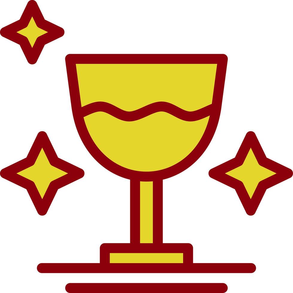 diseño de icono de vector de copa de vino