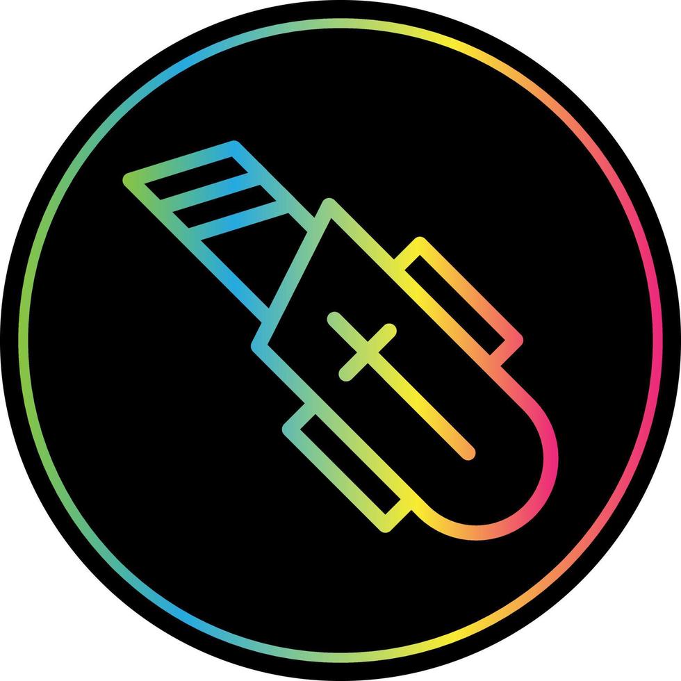 Utility Knife Vector Icon Design