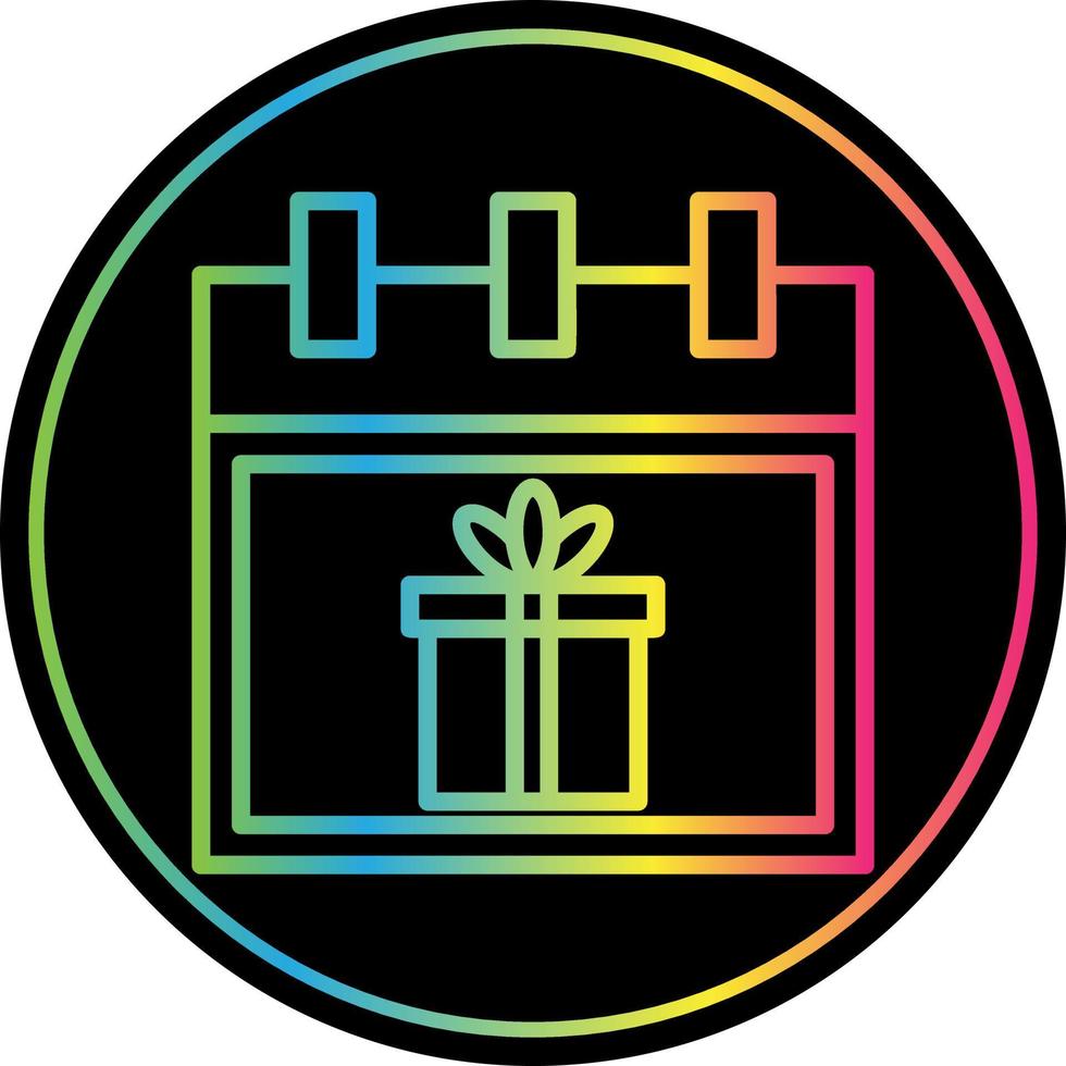 diseño de icono de vector de caja de regalo