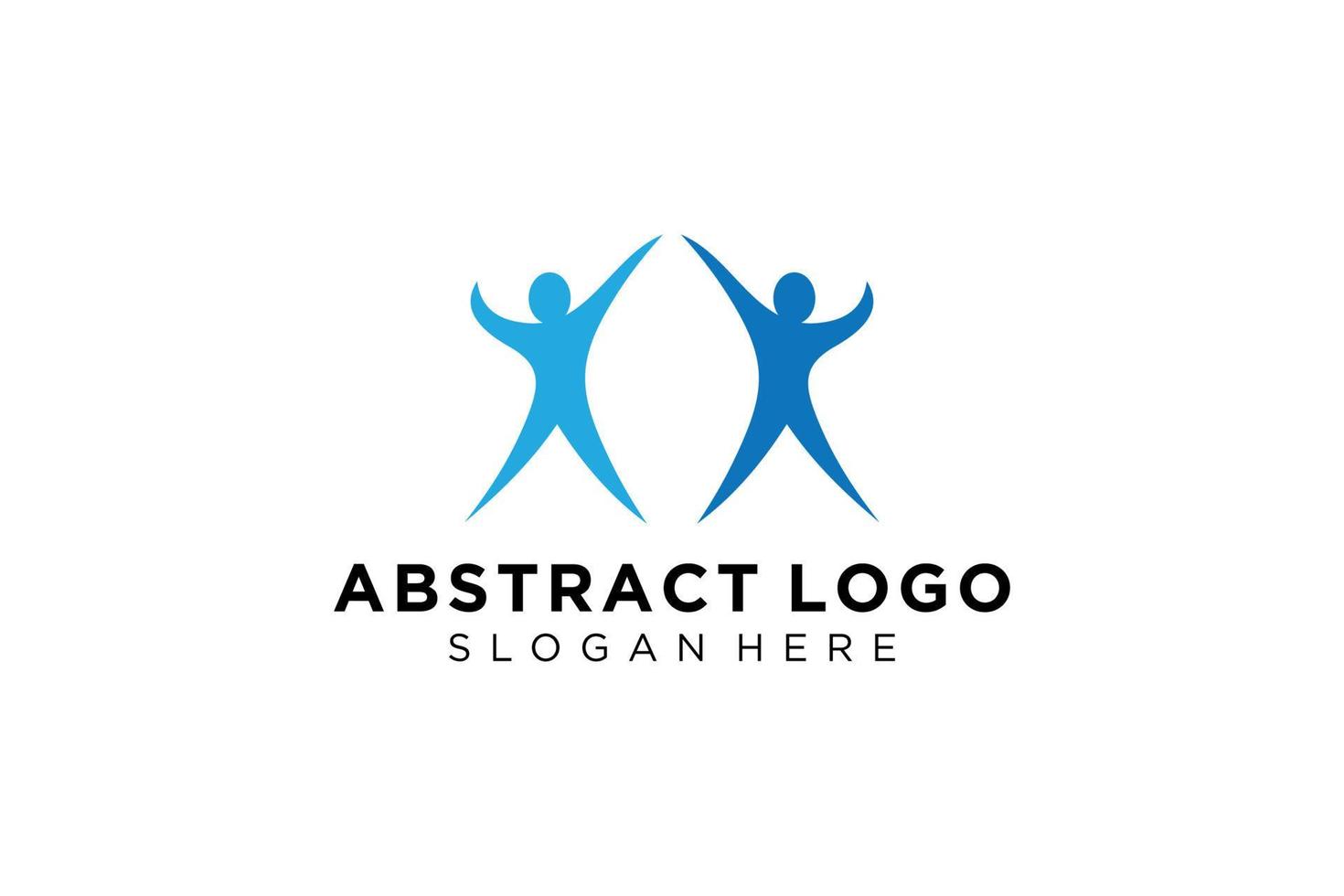 Vector abstract people and family logo collection,people icons, health logo template, care symbol.