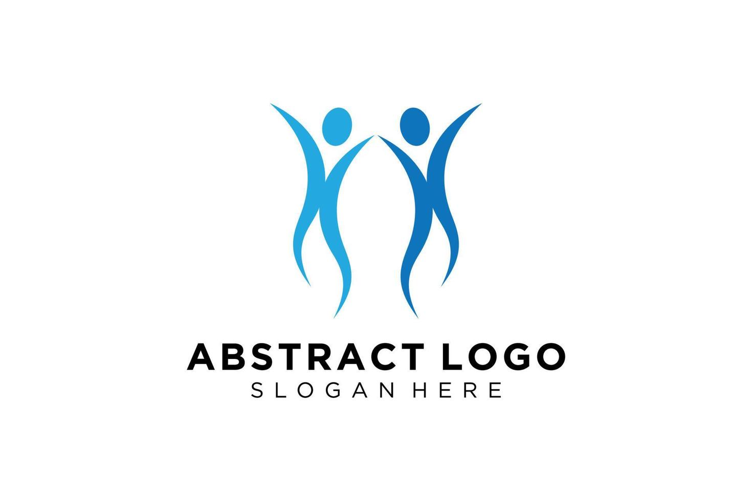 Vector abstract people and family logo collection,people icons, health logo template, care symbol.