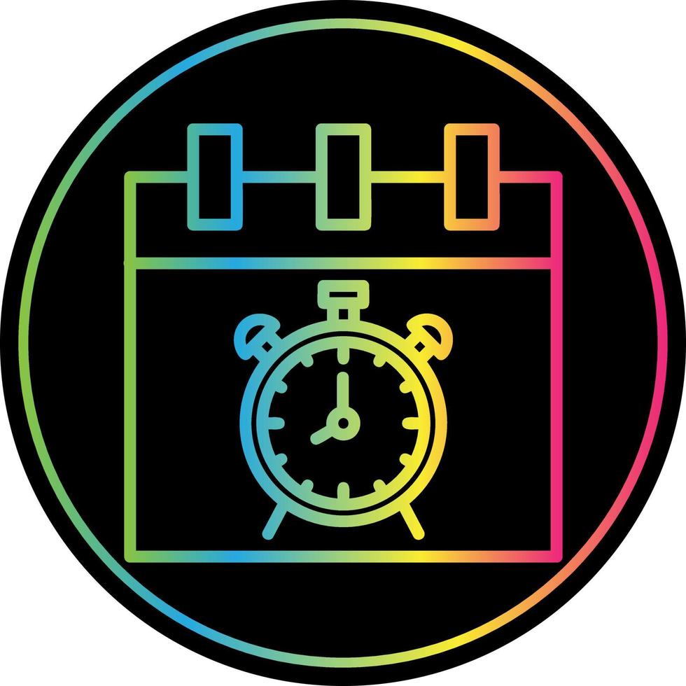 Alarm Clock Vector Icon Design
