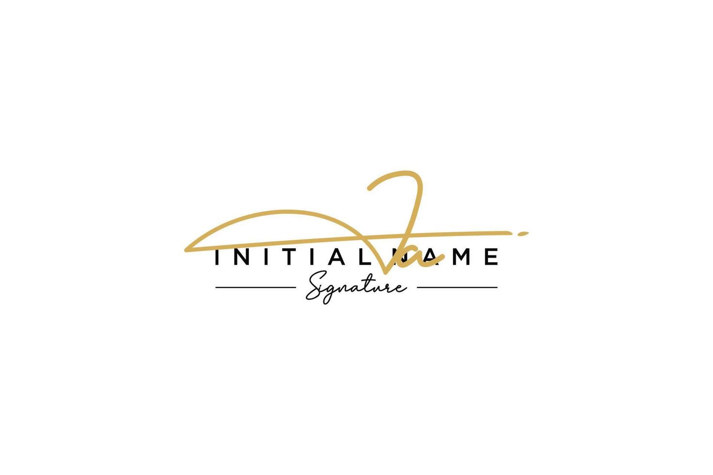 Initial JA signature logo template vector. Hand drawn Calligraphy lettering Vector illustration.