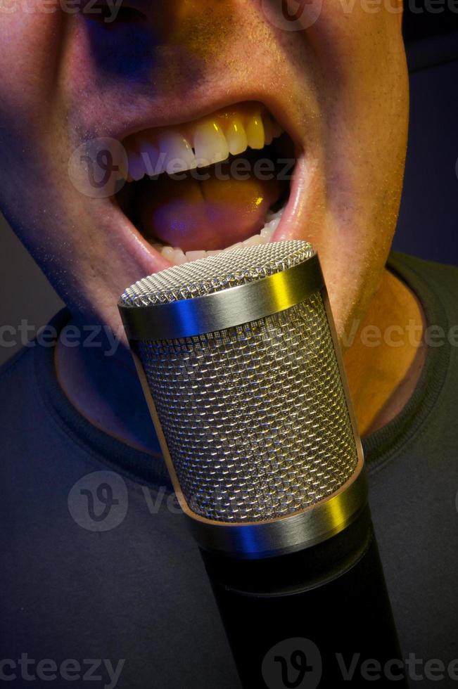 Vocalist and Microphone photo