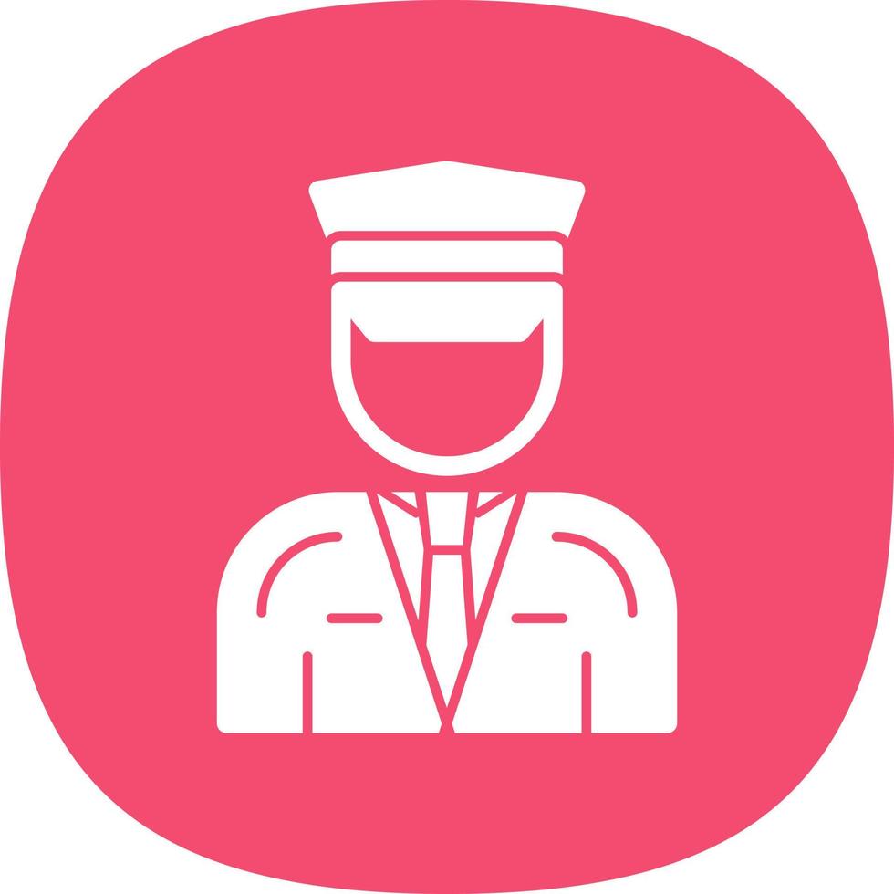 Pilot Vector Icon Design