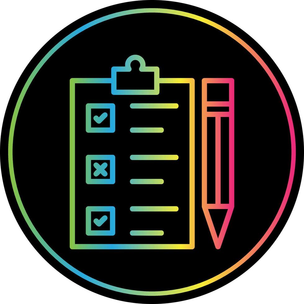 Task List Vector Icon Design