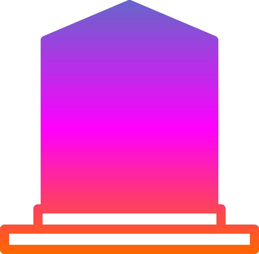 Cemetery Vector Icon Design
