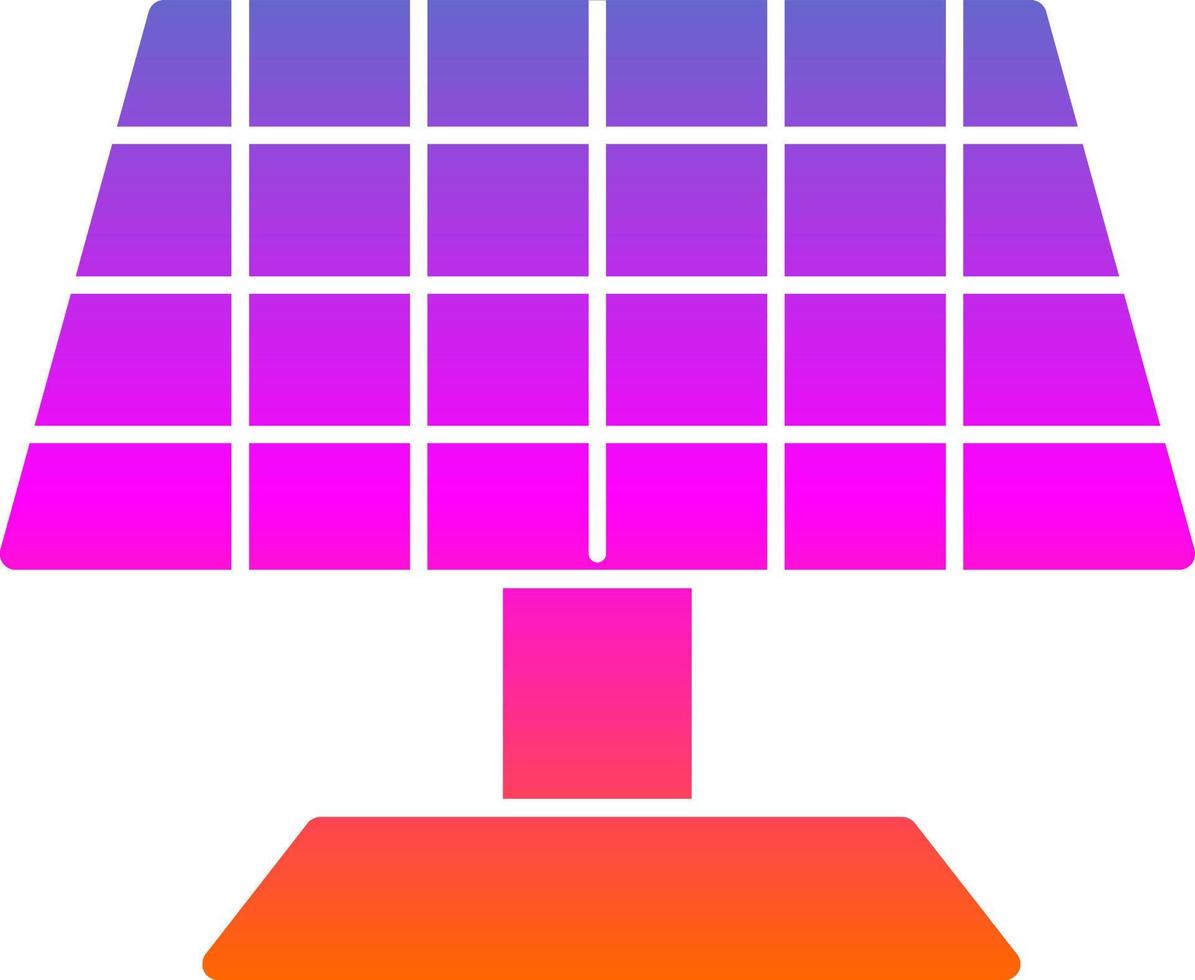 Solar Panel Vector Icon Design