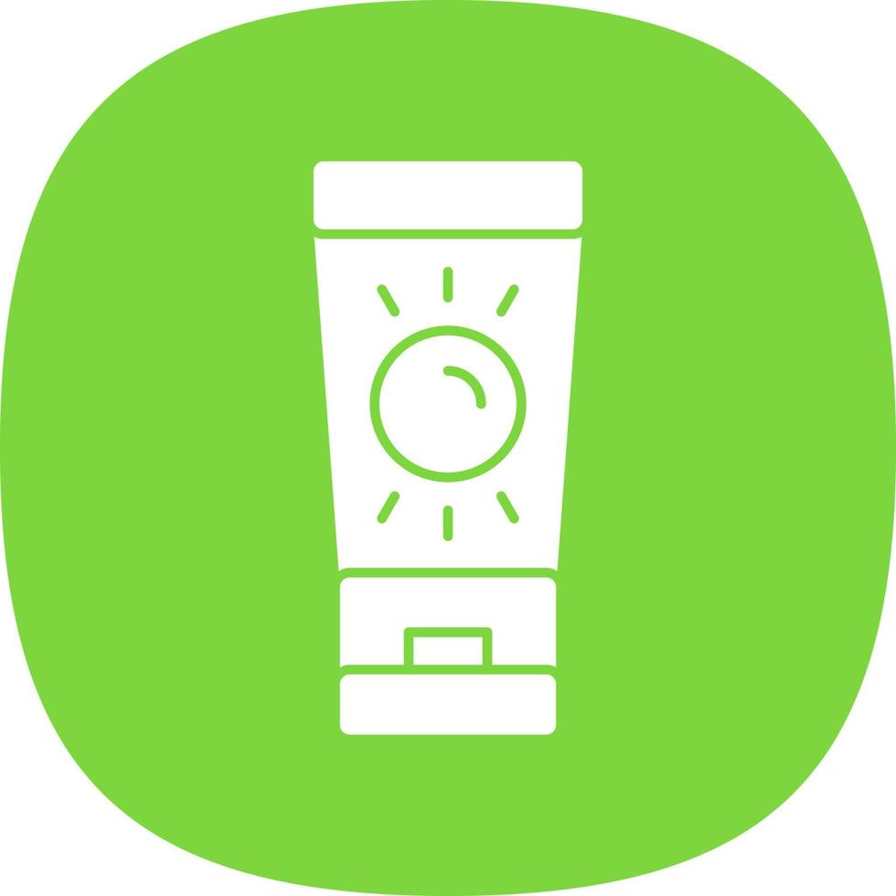 Sunblock Vector Icon Design