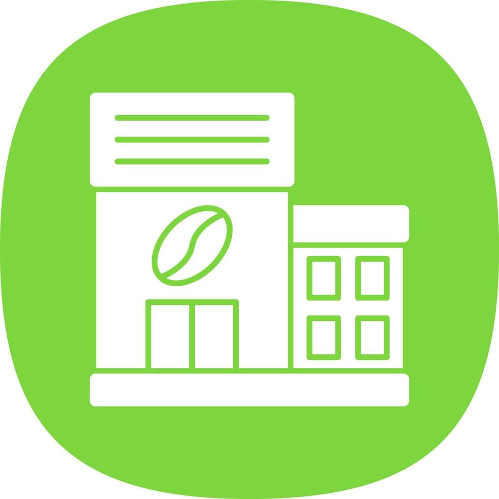 Coffee Shop Vector Icon Design