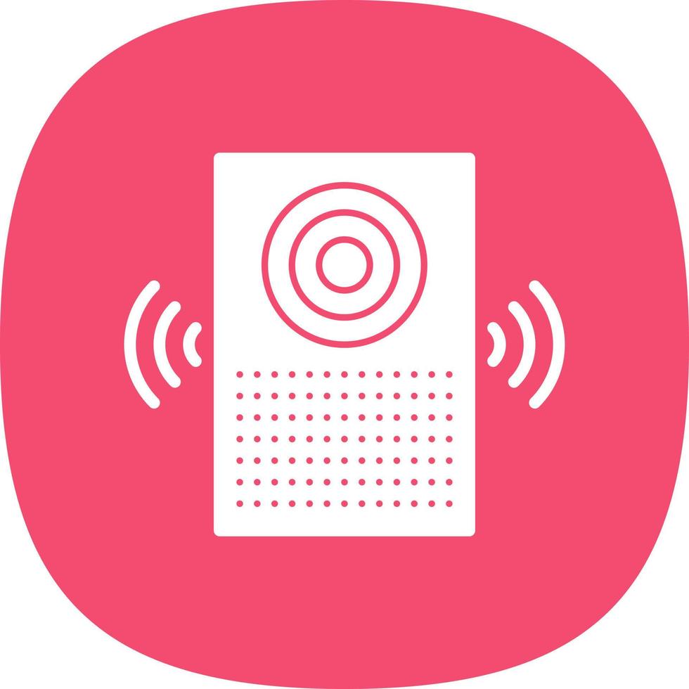 Smart Speaker Vector Icon Design