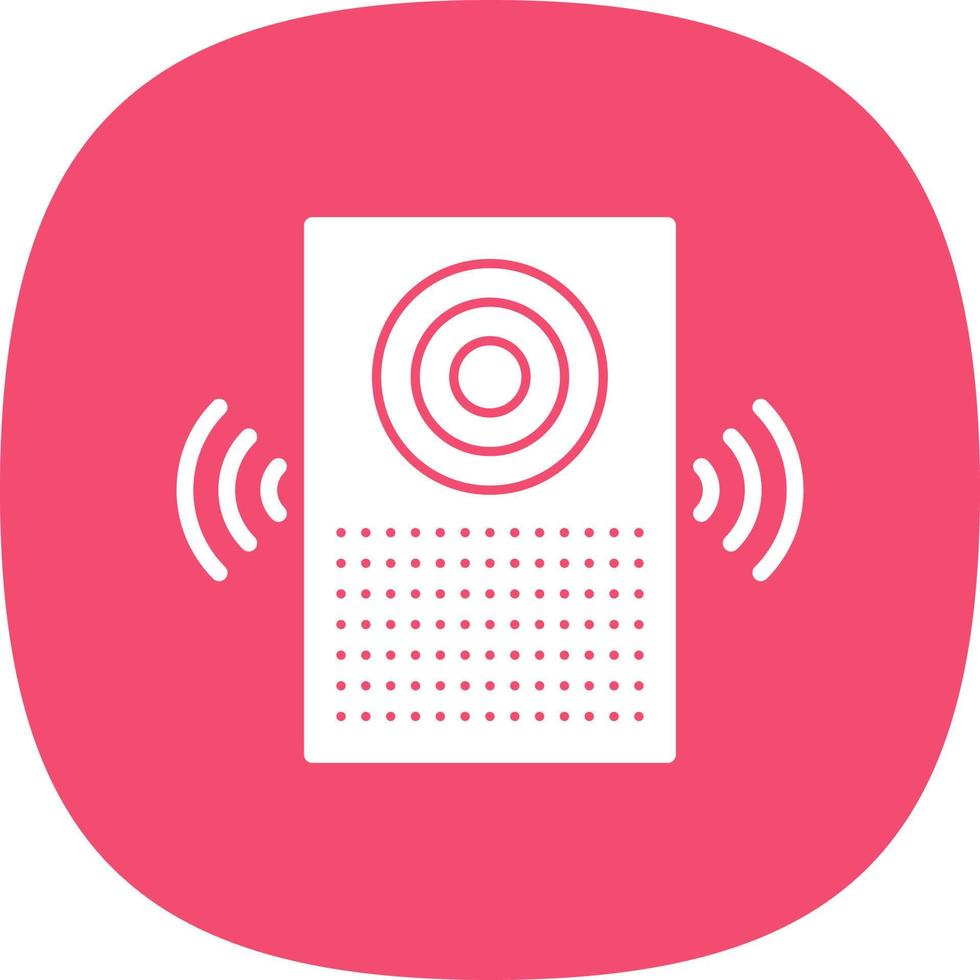 Smart Speaker Vector Icon Design