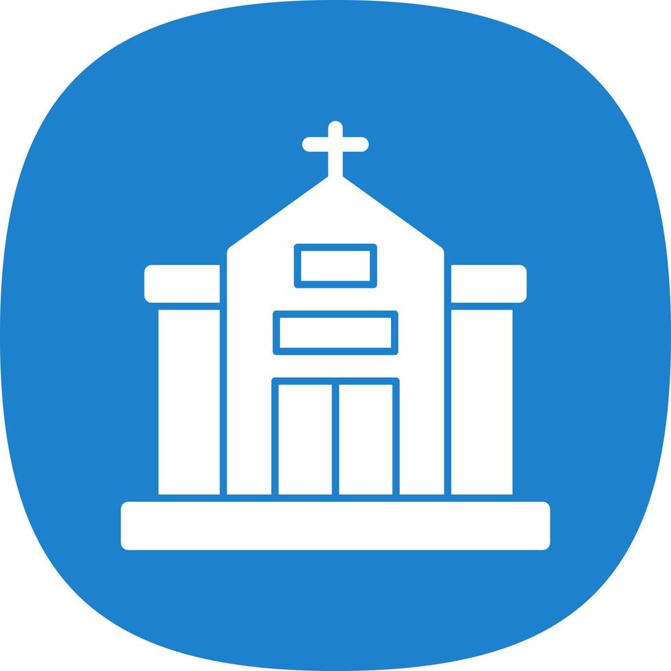 diseño de icono de vector de iglesia