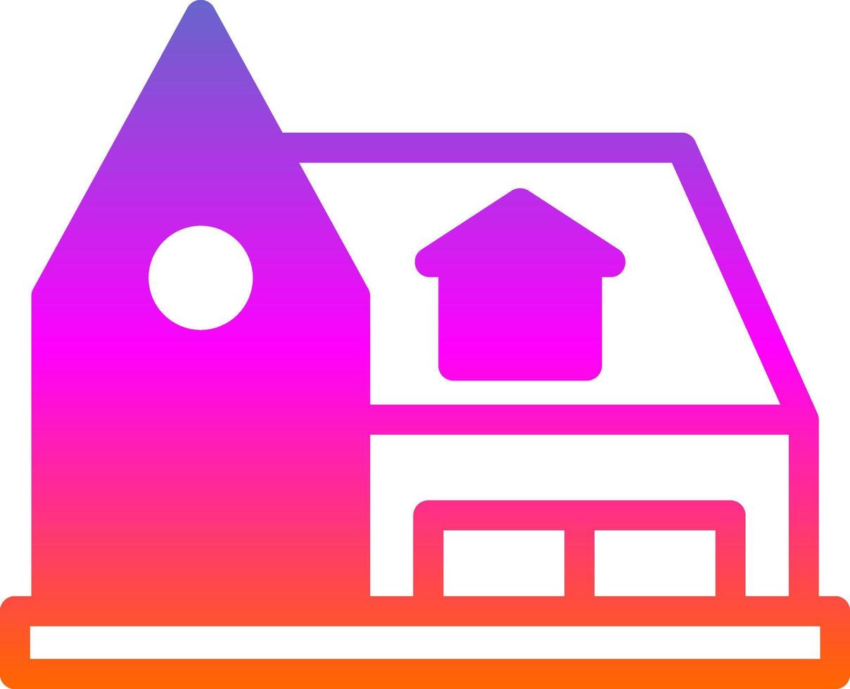 Cottage Vector Icon Design