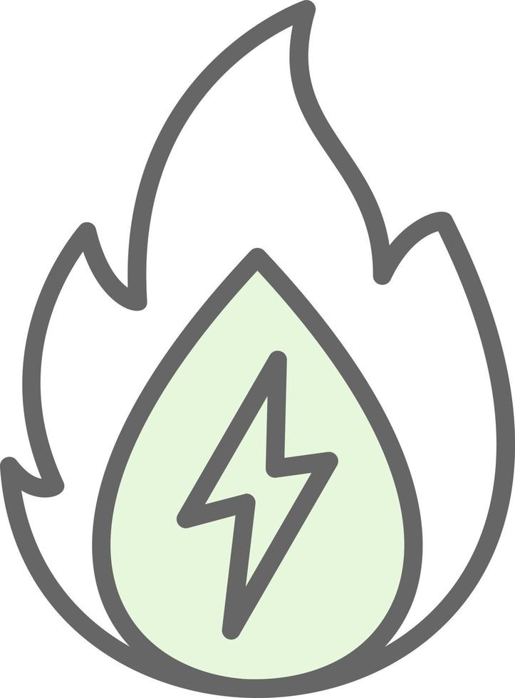 Heat Energy Vector Icon Design