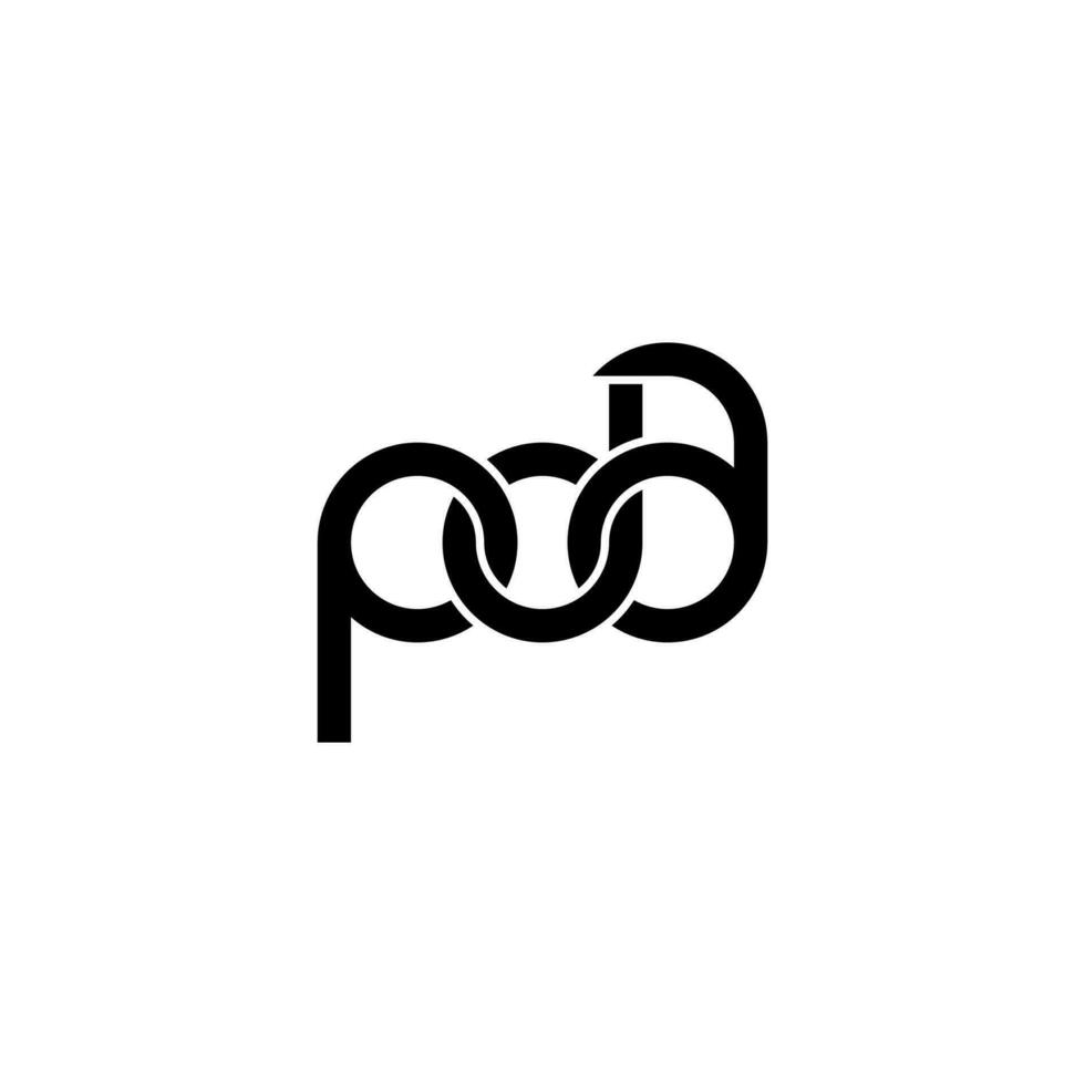 Letters PDA Logo Simple Modern Clean 16376551 Vector Art at Vecteezy