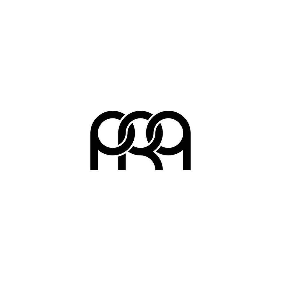 letras prq logo simple moderno limpio vector