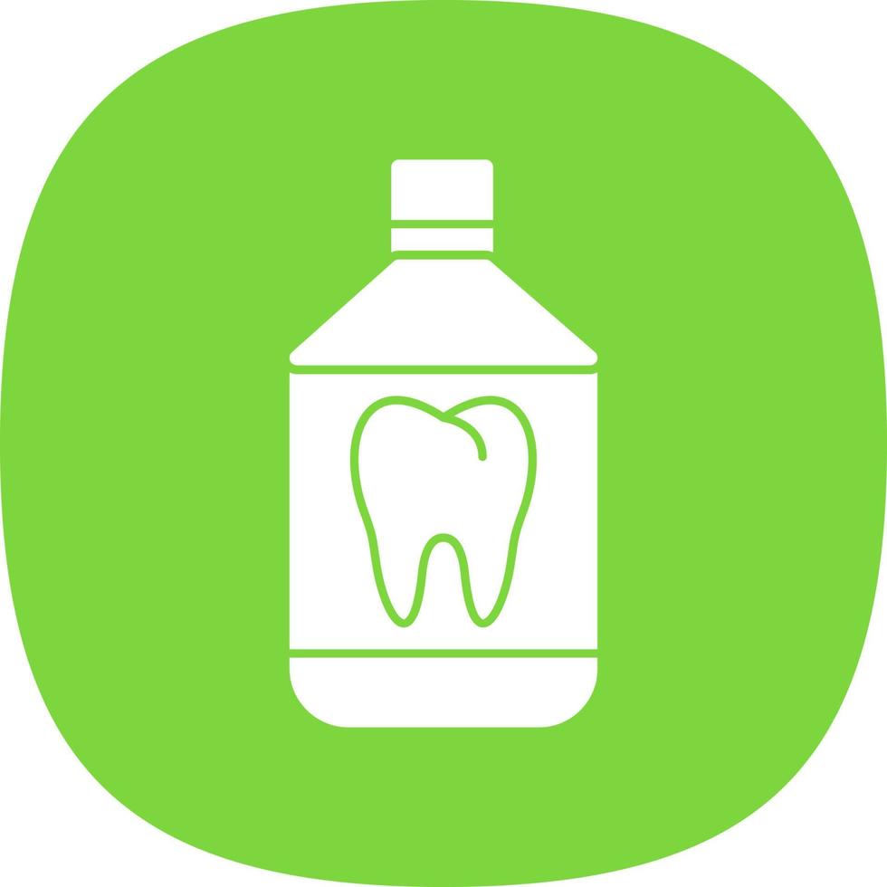 Mouthwash Vector Icon Design