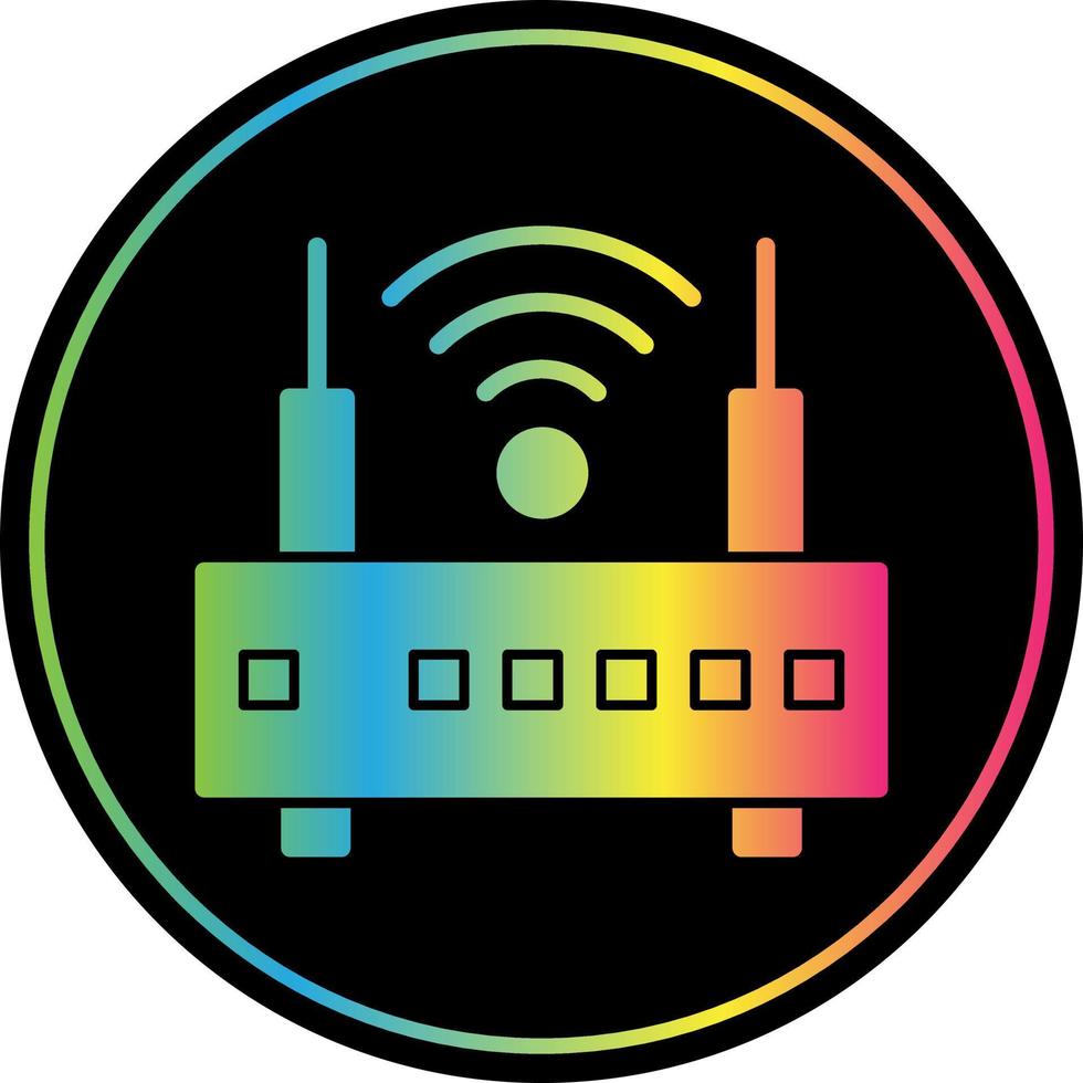 Router Vector Icon Design