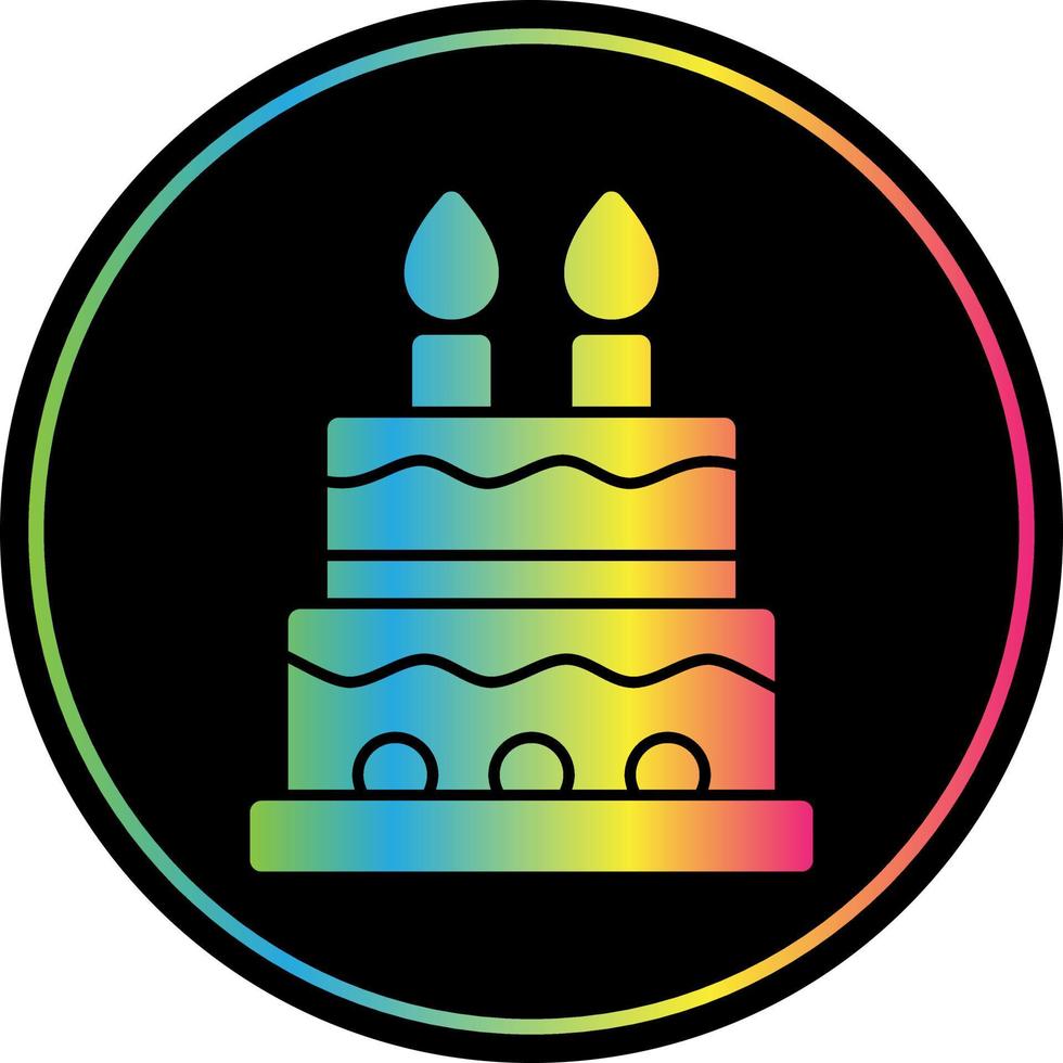 Cake Vector Icon Design