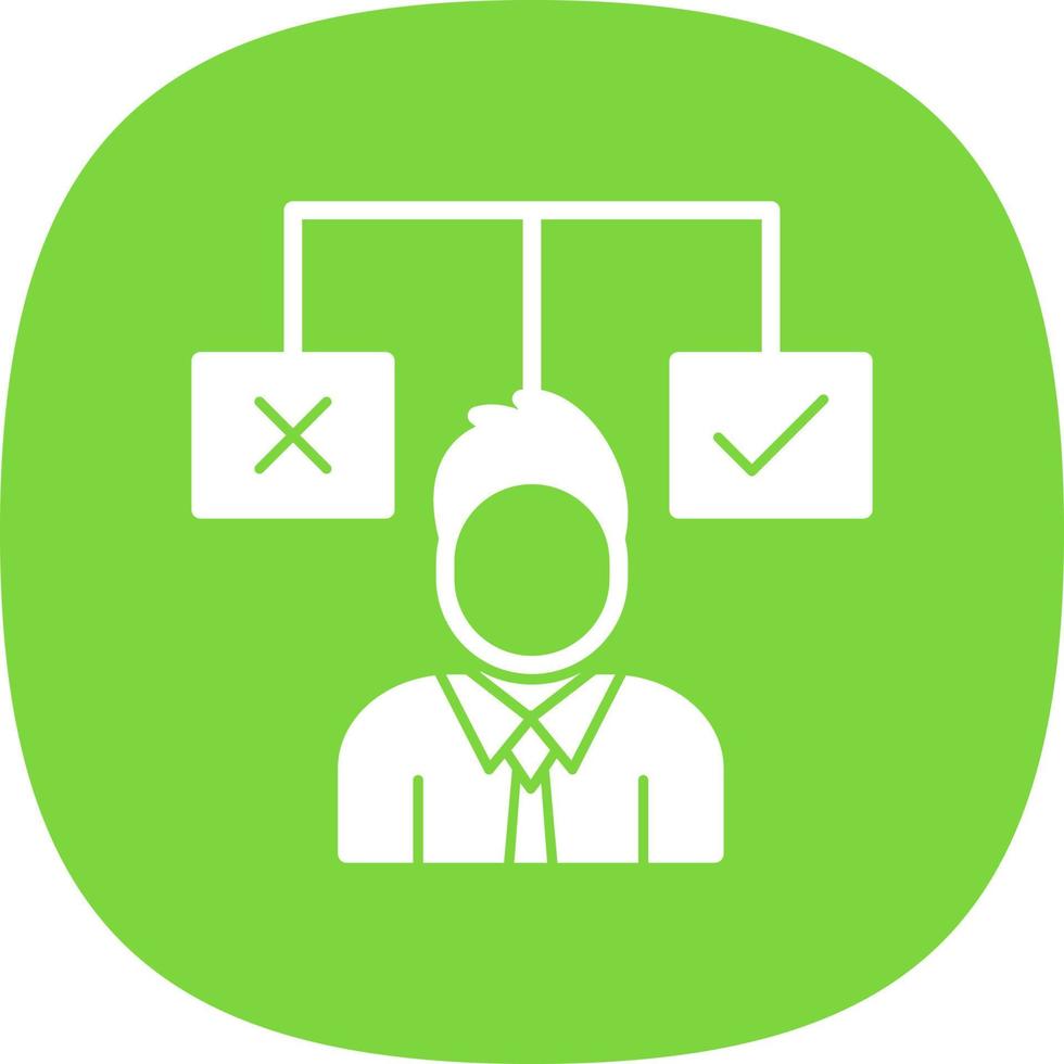 Decision Vector Icon Design