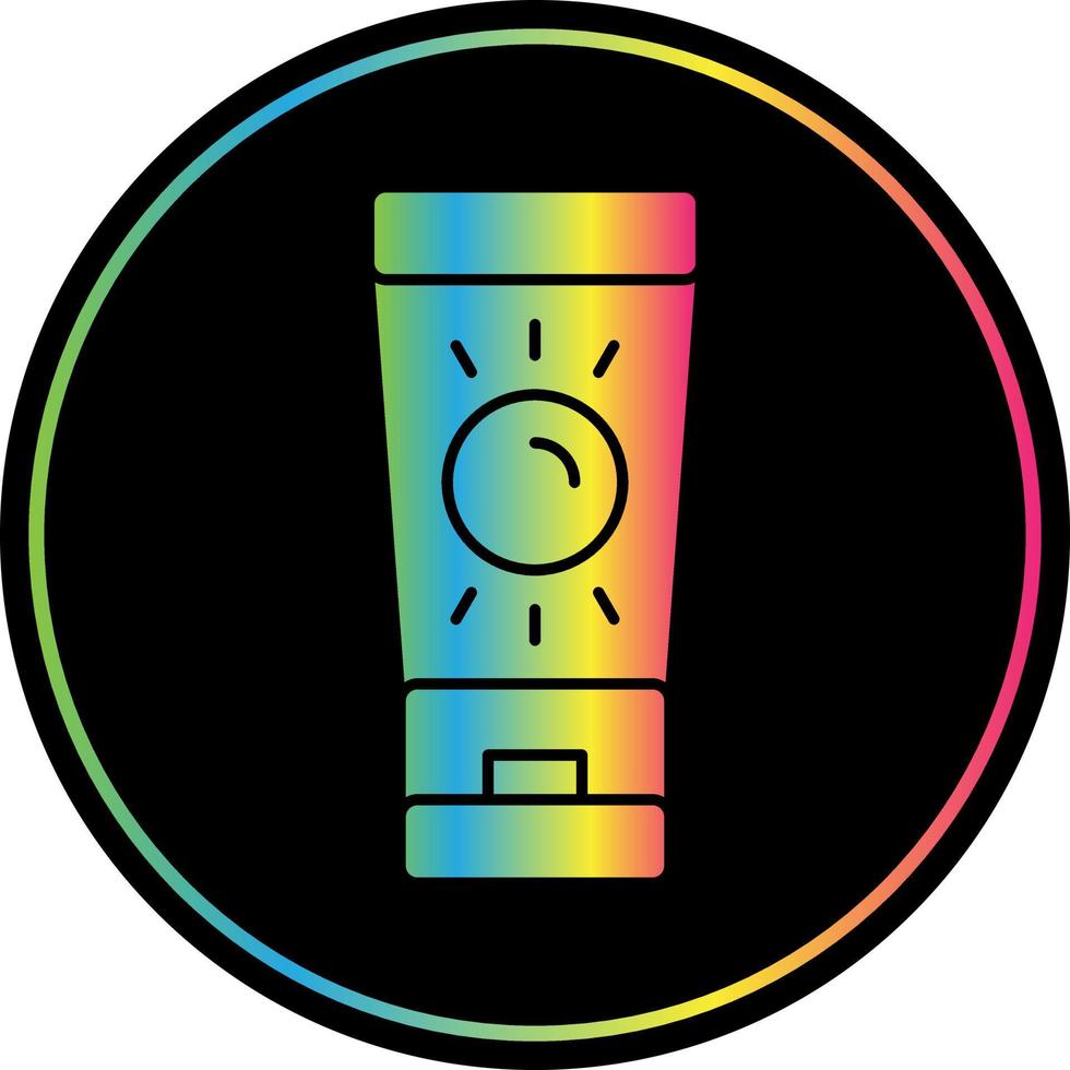 Sunblock Vector Icon Design