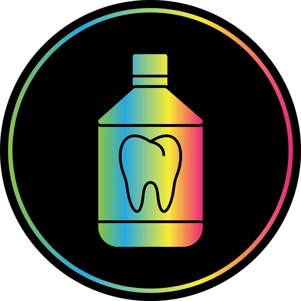 Mouthwash Vector Icon Design