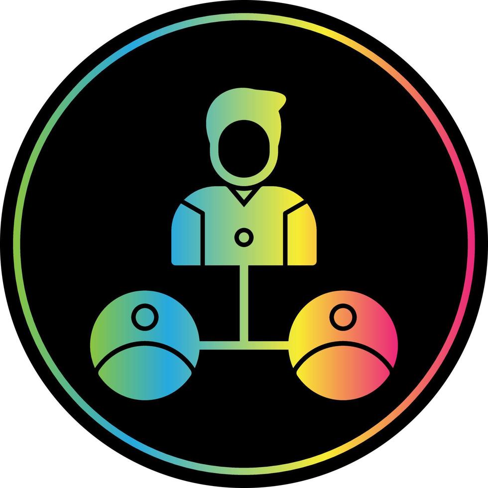 Delegate Vector Icon Design