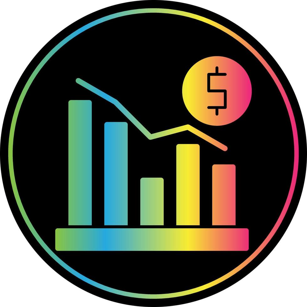 Recession Vector Icon Design