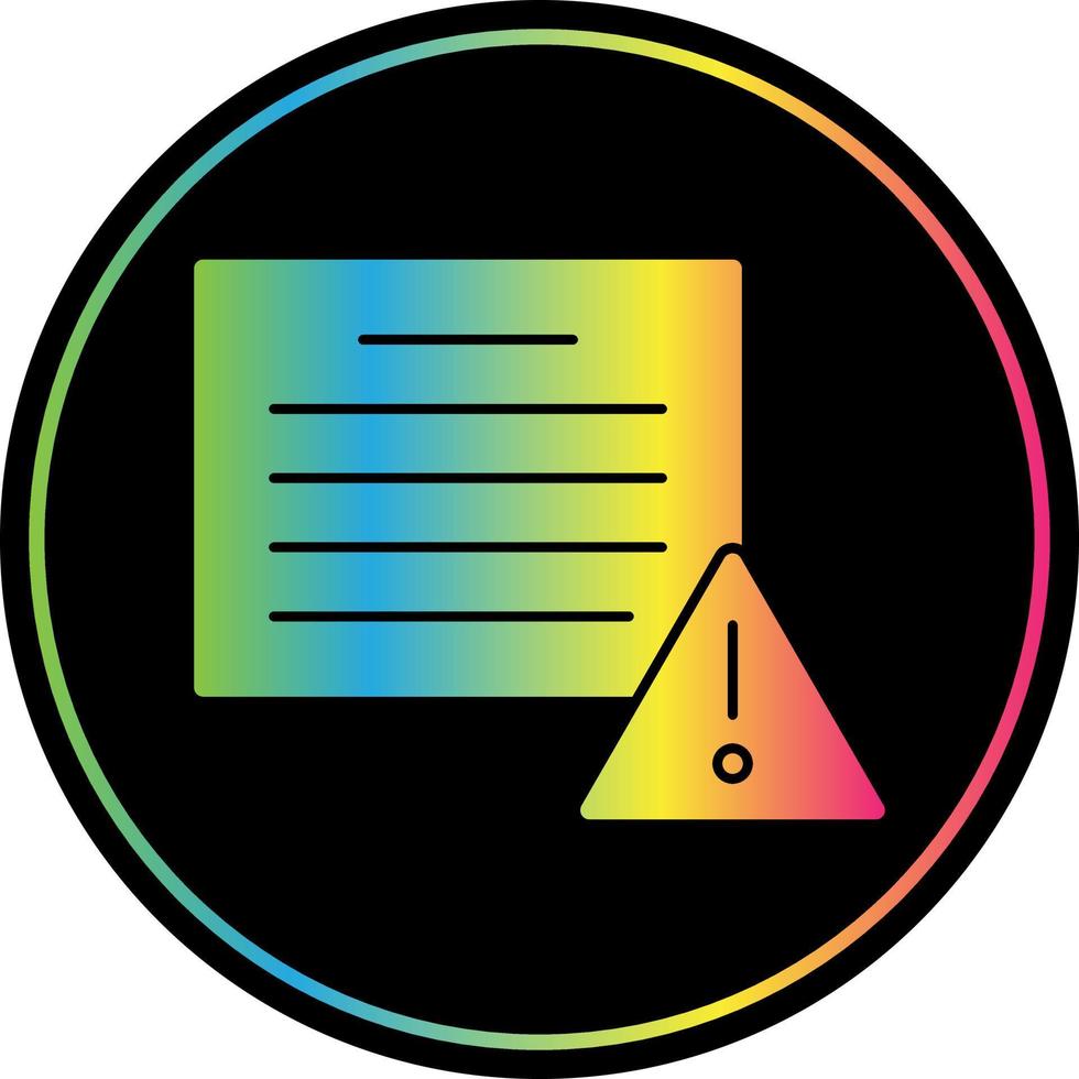 Risk Vector Icon Design