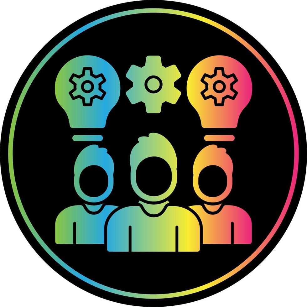 Team Work Vector Icon Design
