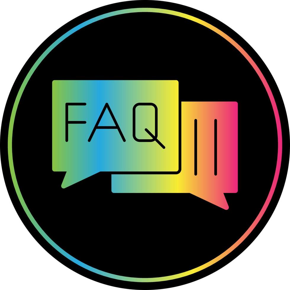 Faq Vector Icon Design