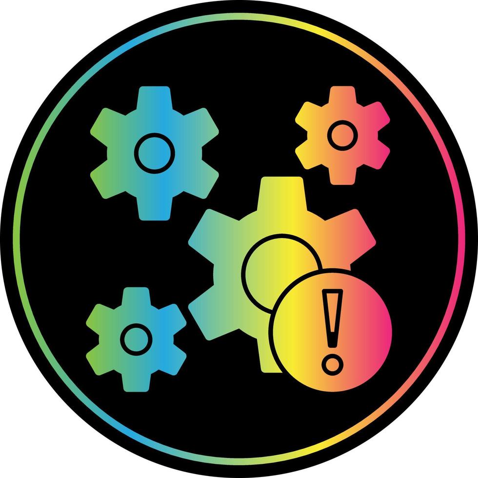 Operational Risk Vector Icon Design