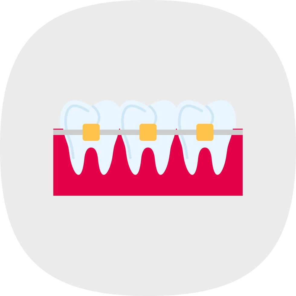 Braces Vector Icon Design