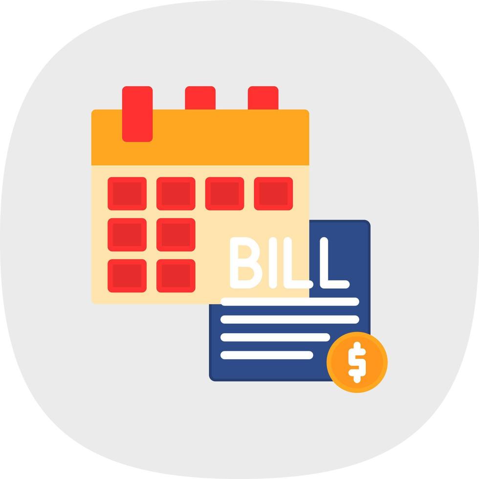 Bill Vector Icon Design
