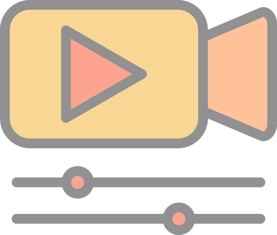 Video Vector Icon Design