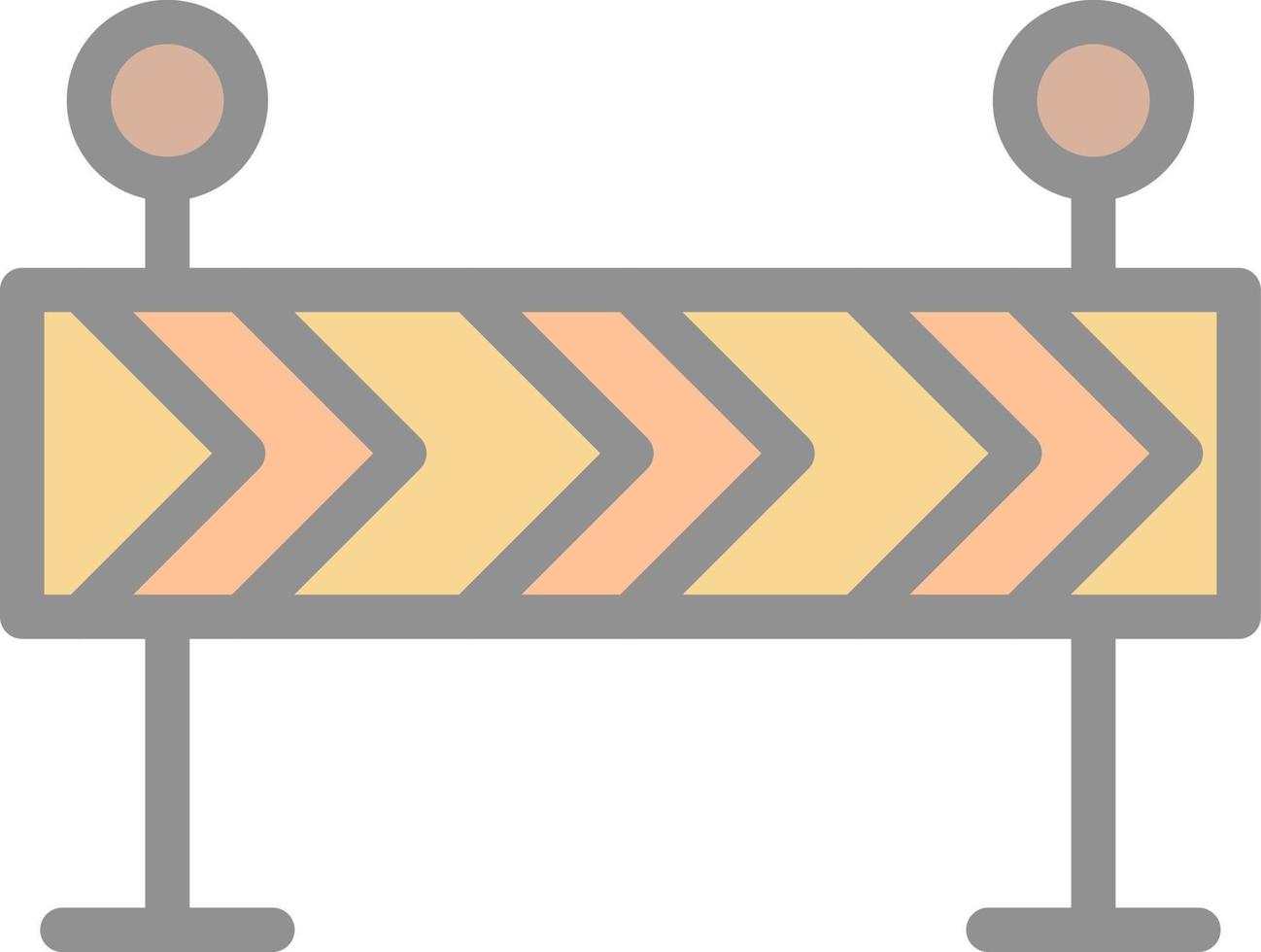 Barricade Vector Icon Design