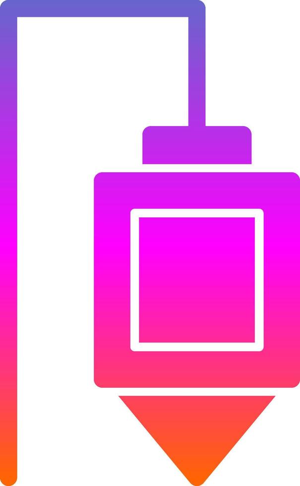 Plumb Bob Vector Icon Design