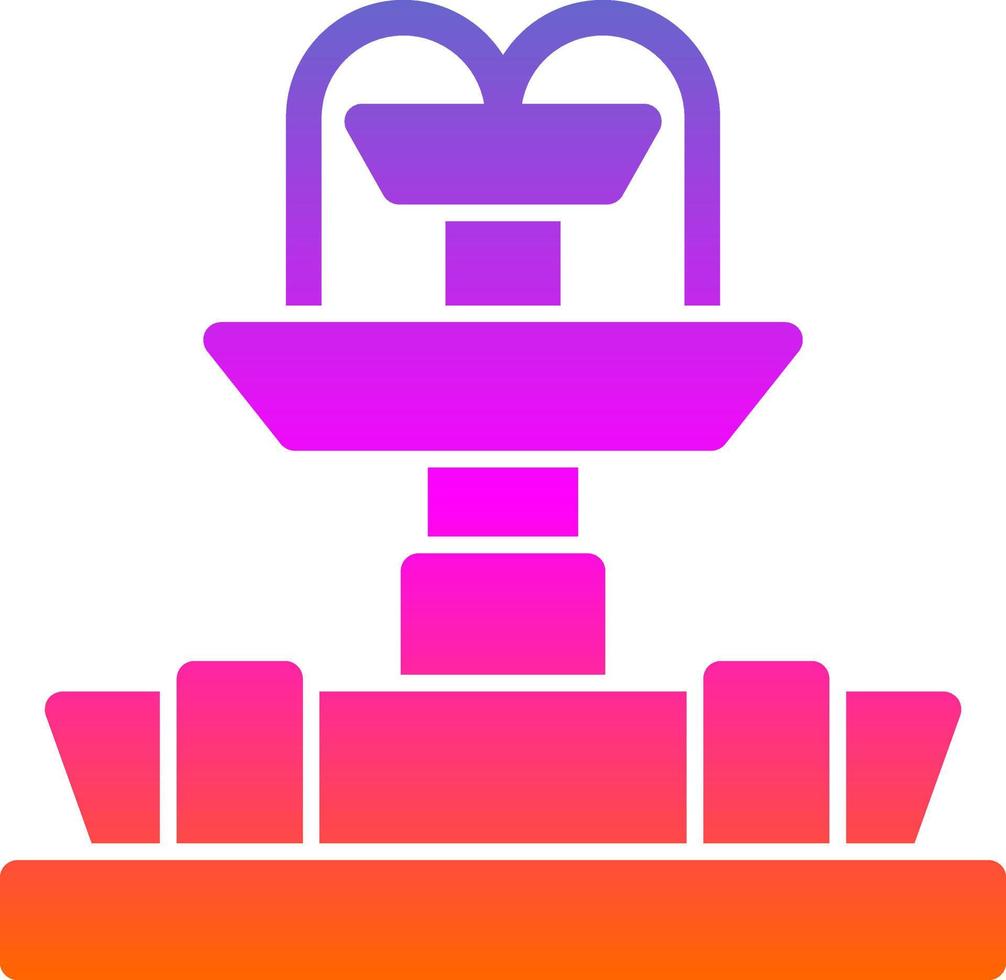 Fountain Vector Icon Design