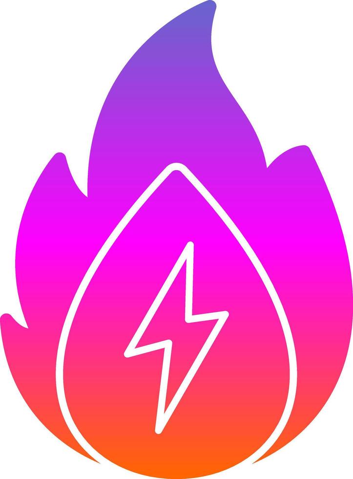 Heat Energy Vector Icon Design