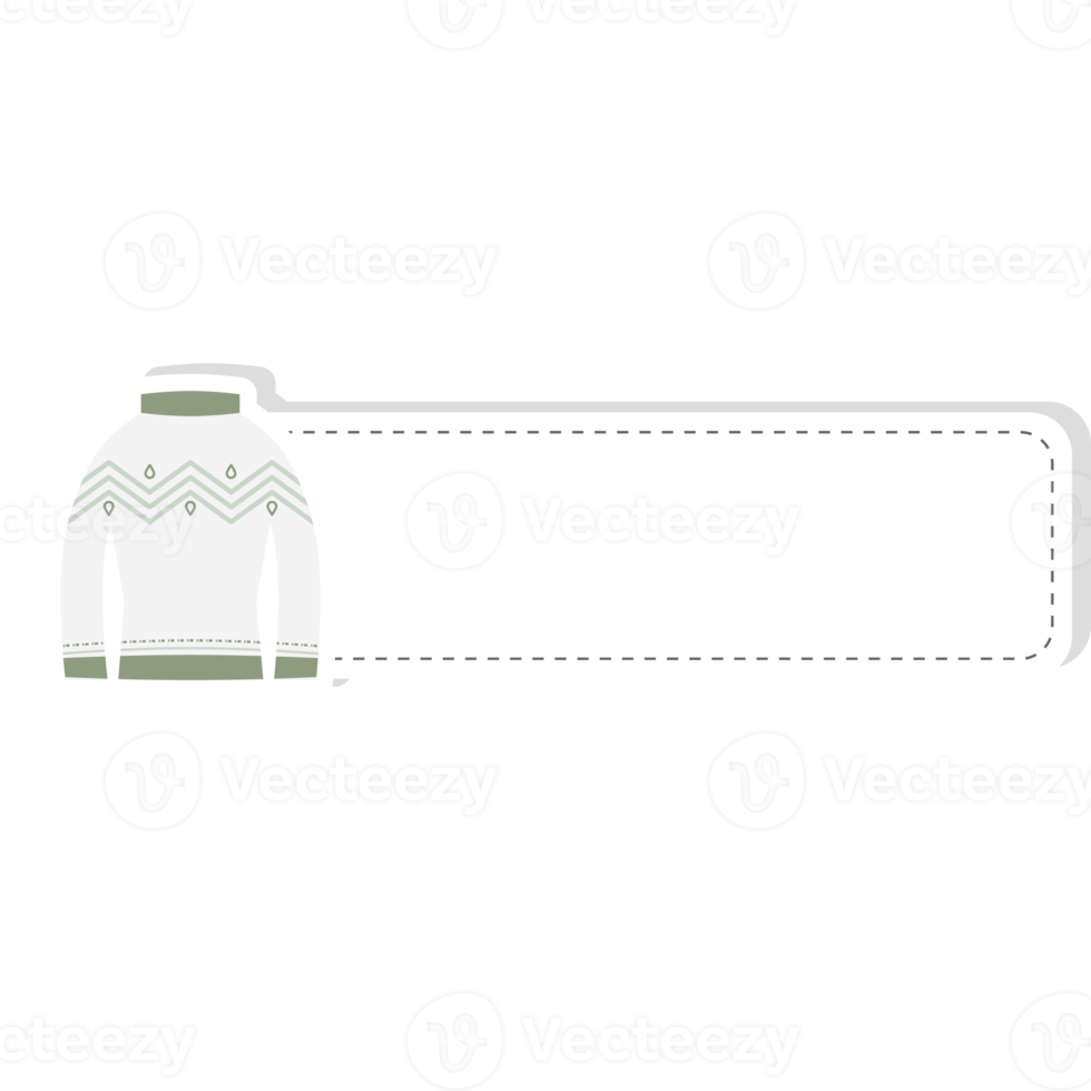 aesthetic label name tags sticker winter hygge cute element collection set png