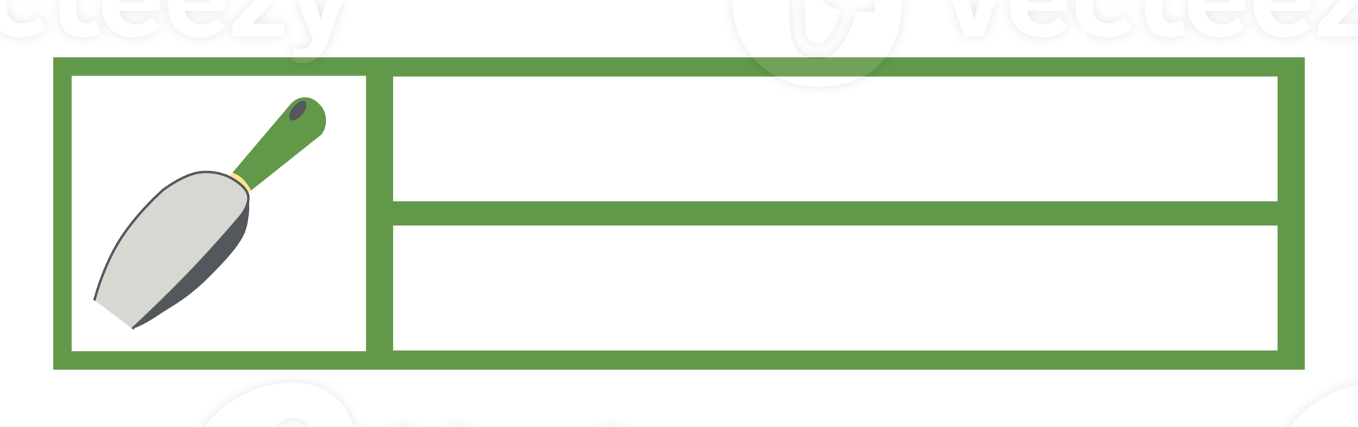 sticker label for gardening tool kit collection set png