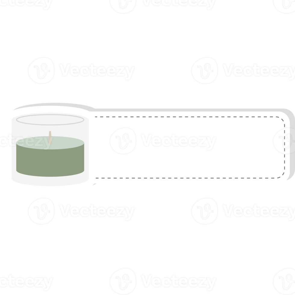 aesthetic label name tags sticker winter hygge cute element collection set png