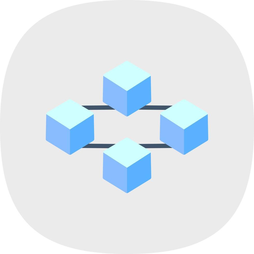 Blockchain Vector Icon Design