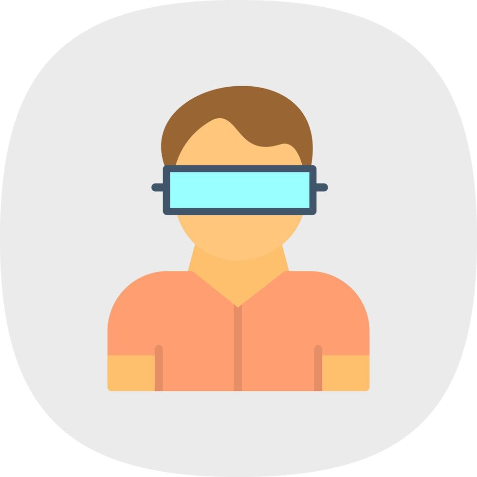 Virtual Reality Vector Icon Design