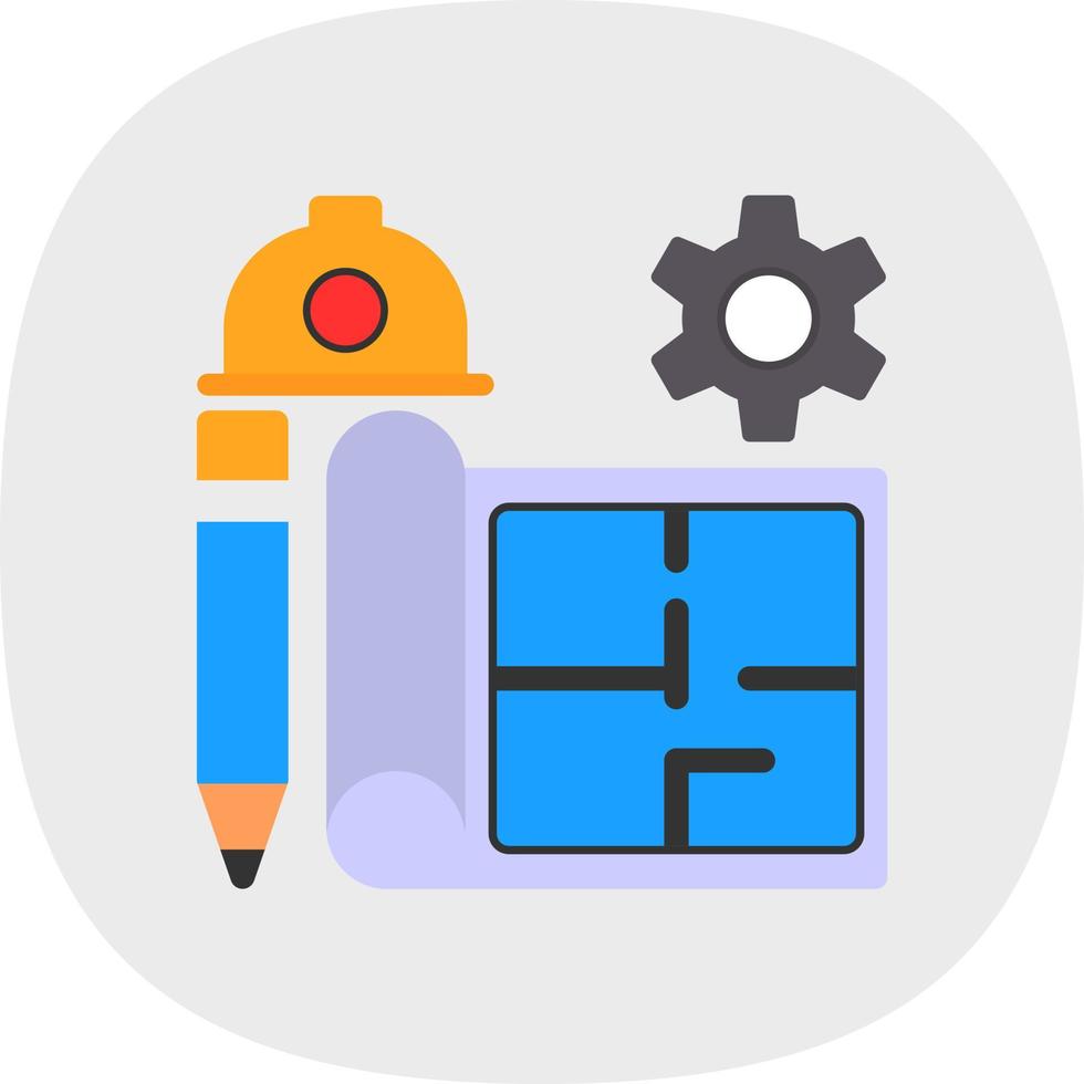 Civil Engenineering Vector Icon Design