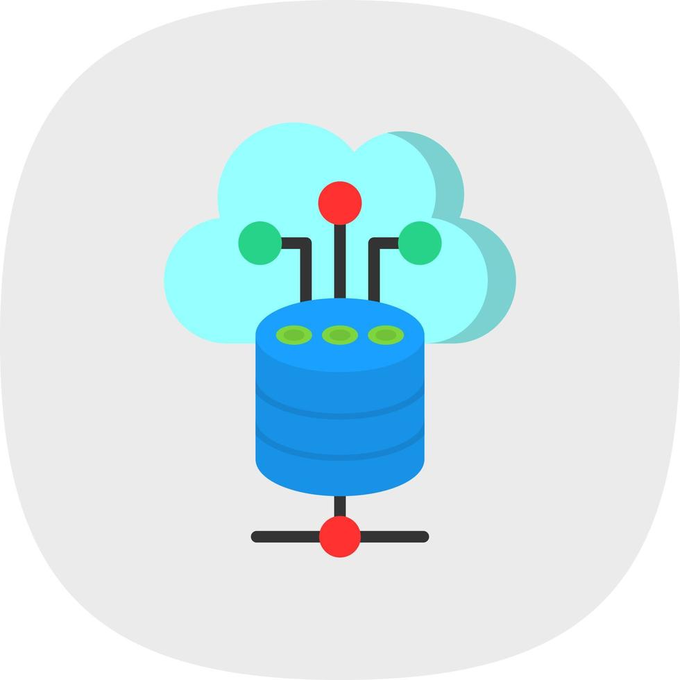 Cloud Storage Vector Icon Design