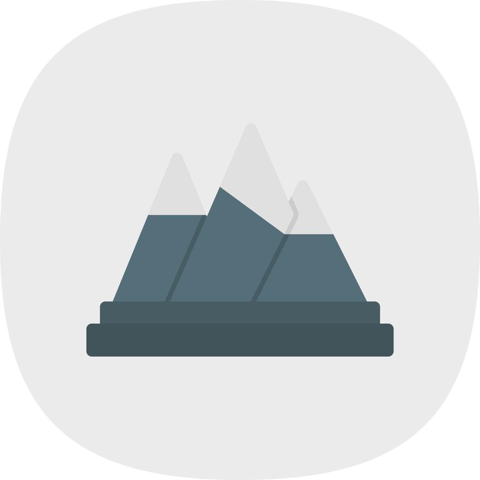 Mountains Vector Icon Design