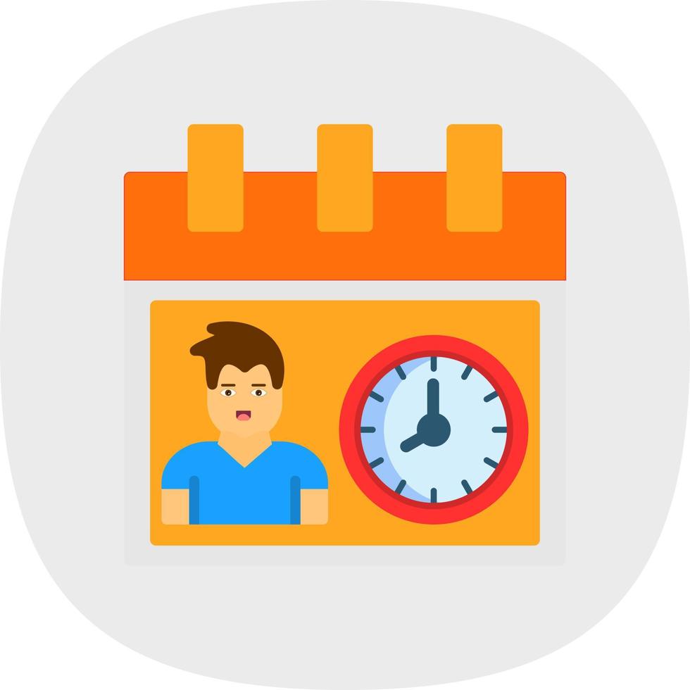 Working Hours Vector Icon Design