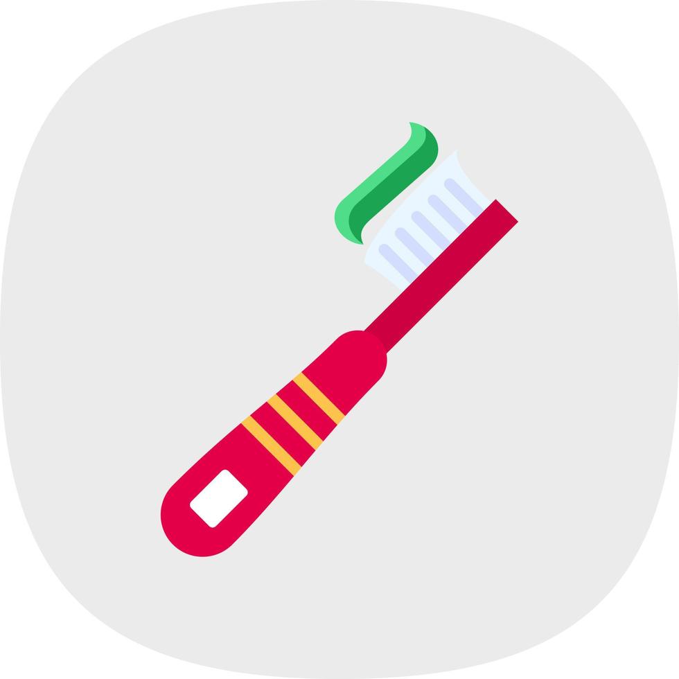 Toothbrush Vector Icon Design